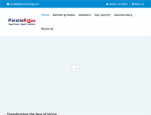 Tablet Screenshot of pelatisconsulting.com